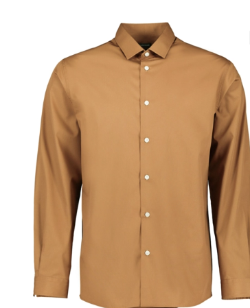 SMART SLIM FIT SHIRT TOBACCO BROWN
