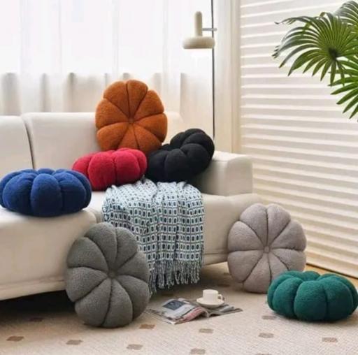 Round Pumpkin Cushions